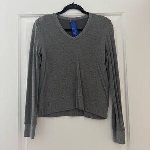 Kit + Ace Grey V-Neck Sweater